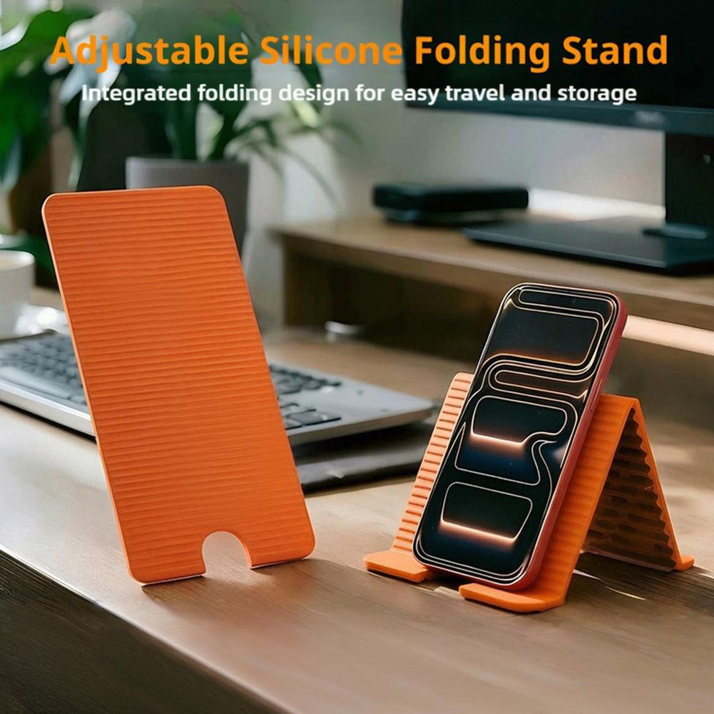 Laptop Stand Portable - Flexible Foldable Silicone Phone Holder For