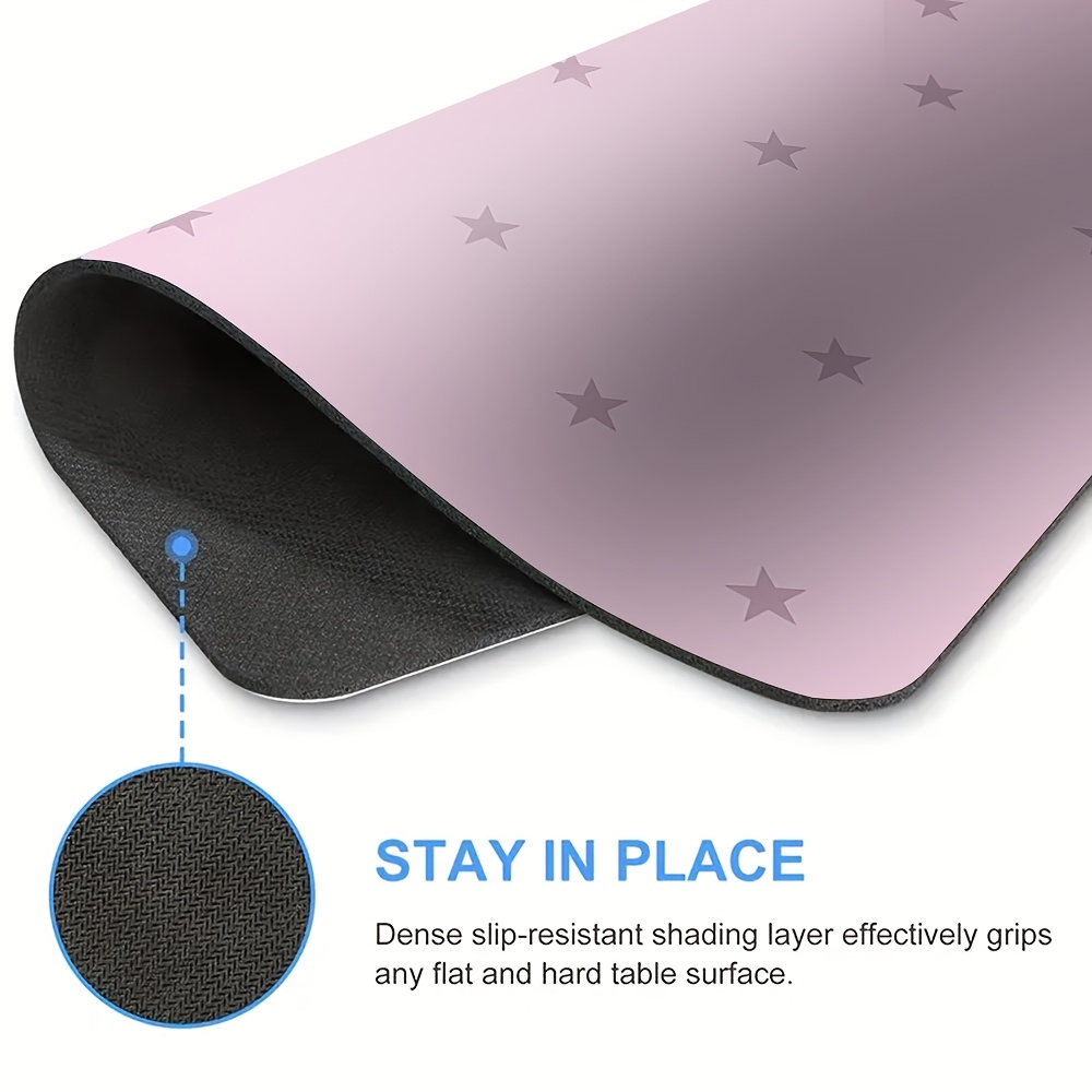 Pink Star Mouse Pad Non Slip C - огляд і ціна Laptop Accessories Pink