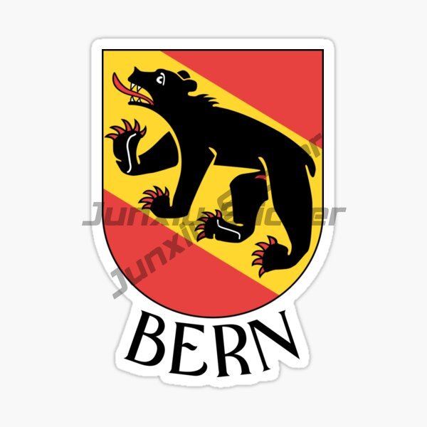 BERN SWITZERLAND Flag Car Stic - огляд і ціна Laptop Accessories All