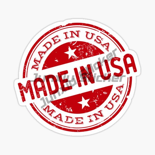 MADE IN USA Flag Vinyl Car Sti - огляд і ціна Laptop Accessories All