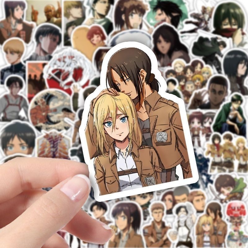 60Pcs Attack on Titan Anime St - огляд і ціна Laptop Accessories All