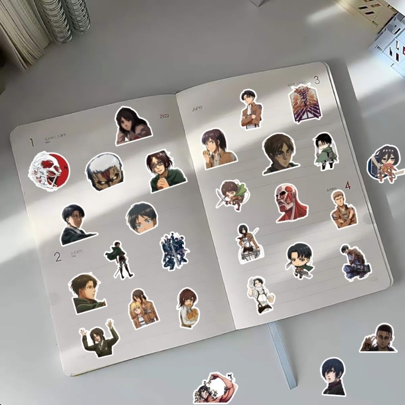 60Pcs Attack on Titan Anime St - огляд і ціна Laptop Accessories All