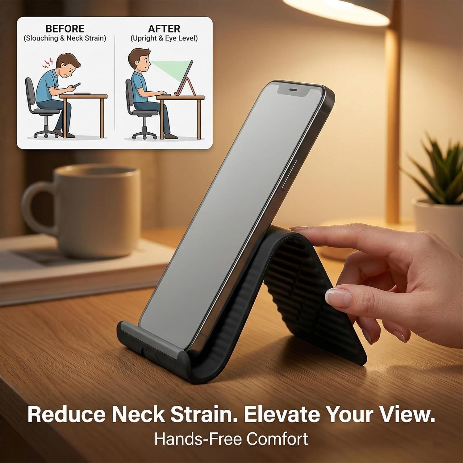 Flexible Foldable Silicone Pho - огляд і ціна Laptop Stand Portable