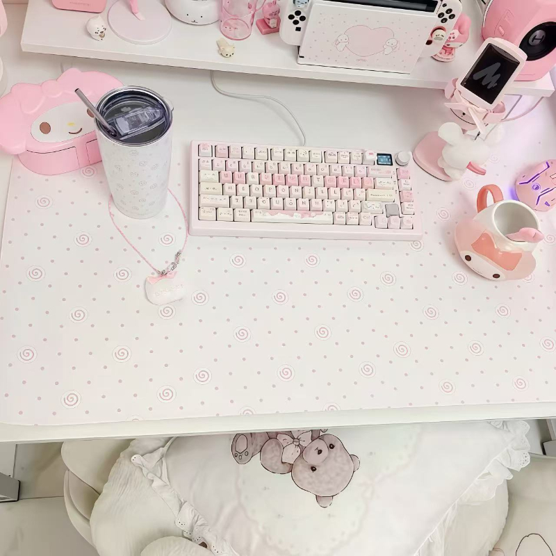 Ins Cute Pink Polka Dot Pu Lea - огляд і ціна Laptop Accessories Pink