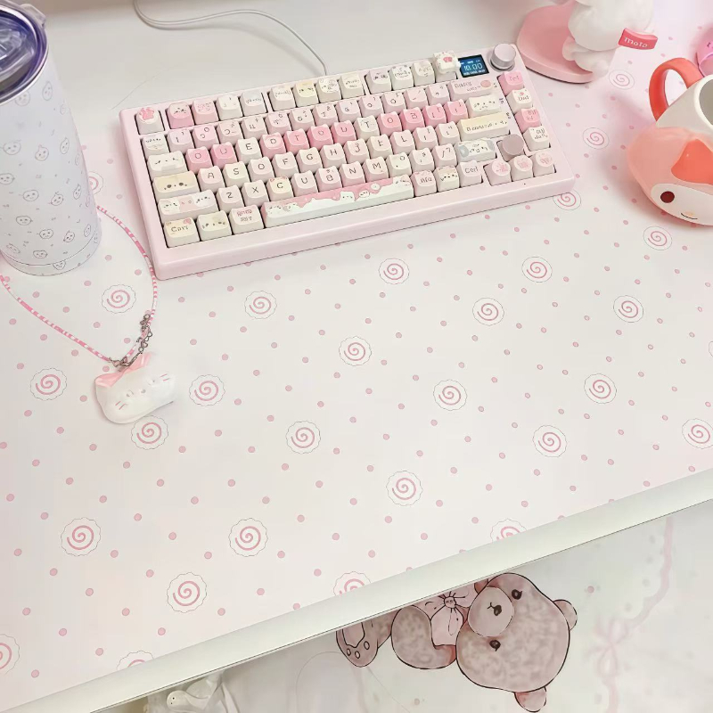 Ins Cute Pink Polka Dot Pu Lea - огляд і ціна Laptop Accessories Pink