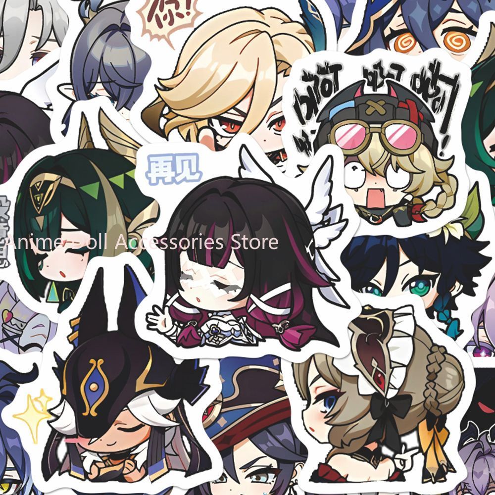 64PCS Genshin Impact Moon Maid - огляд і ціна Laptop Accessories All