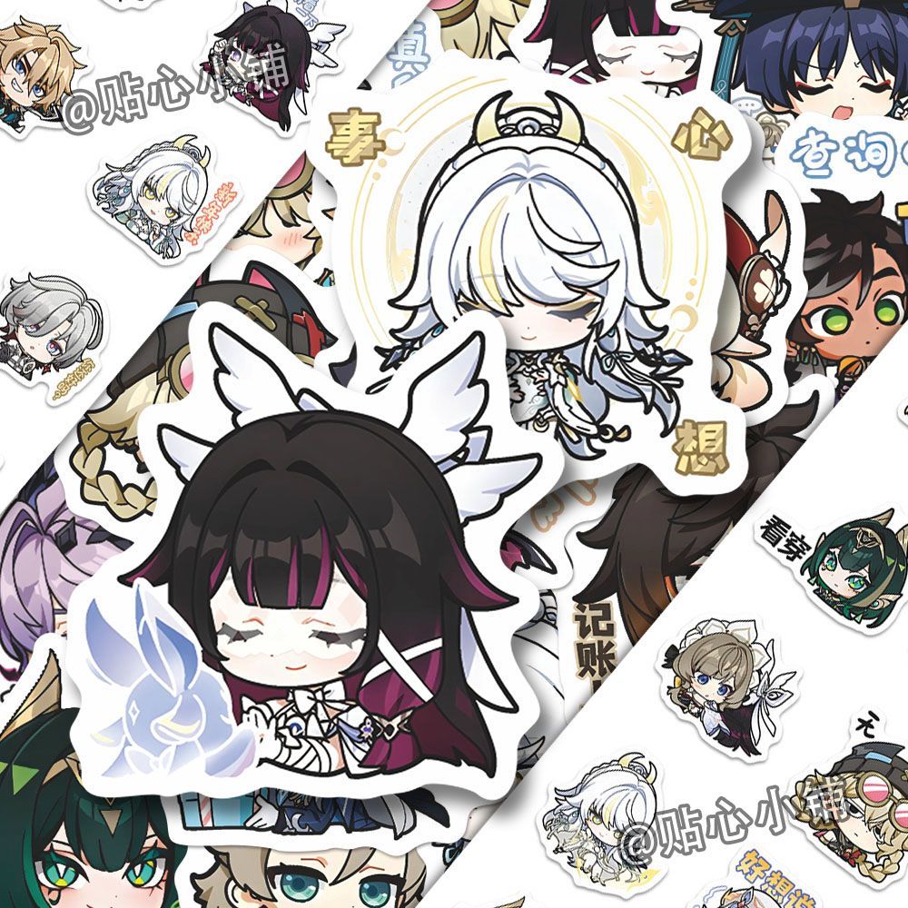 64PCS Genshin Impact Moon Maid - огляд і ціна Laptop Accessories All