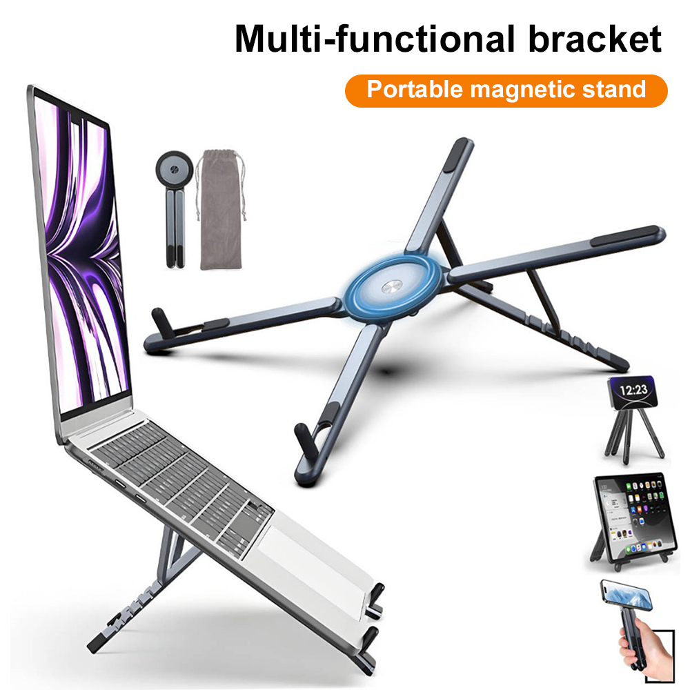 Portable Magnetic Phone Holder - огляд і ціна Laptop Stand Portable